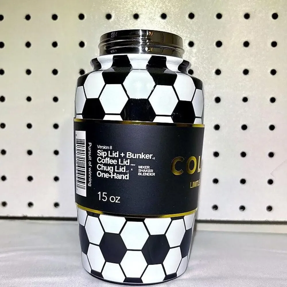 COLDEST Pursuit of Winning 15 oz Limitless Ultra V8 Soccer Bottle
